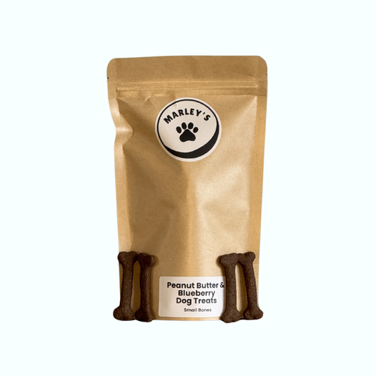 Peanut Butter & Blueberry Dog Treats | Small Bones